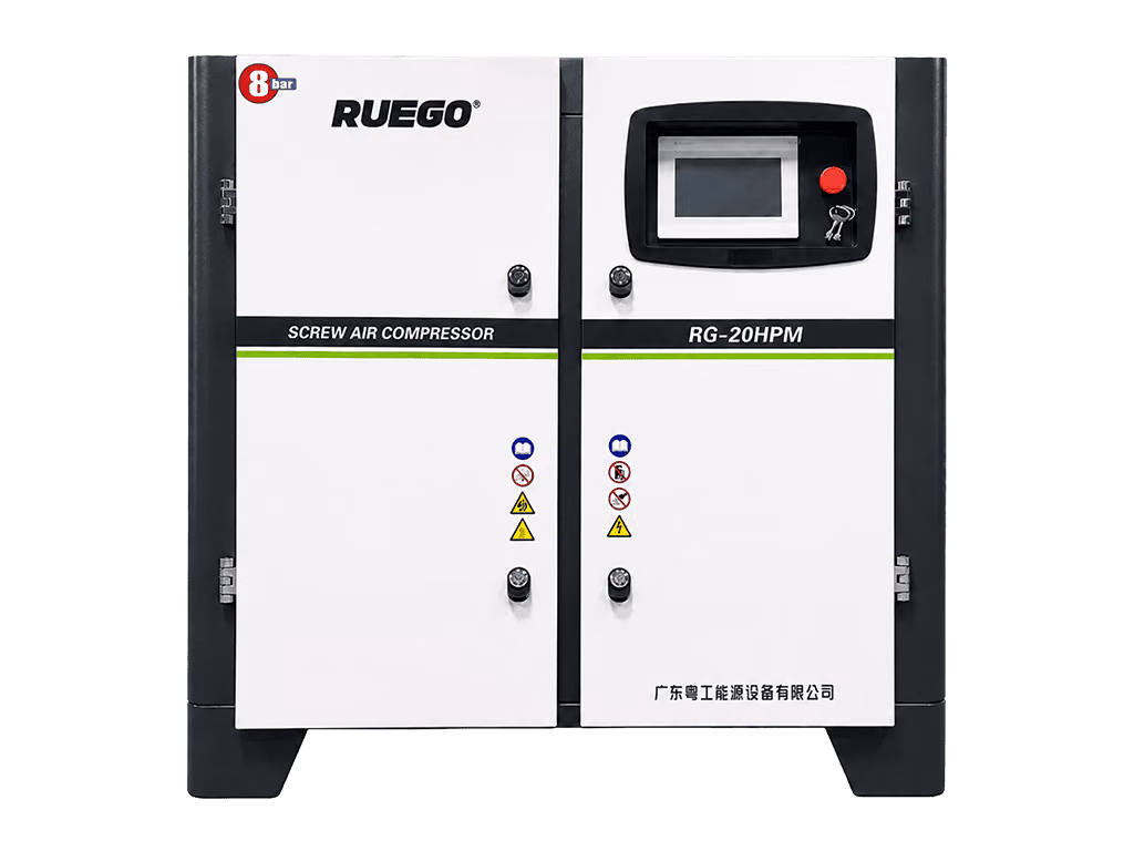 RG20HPM screw air compressor internal structure view
